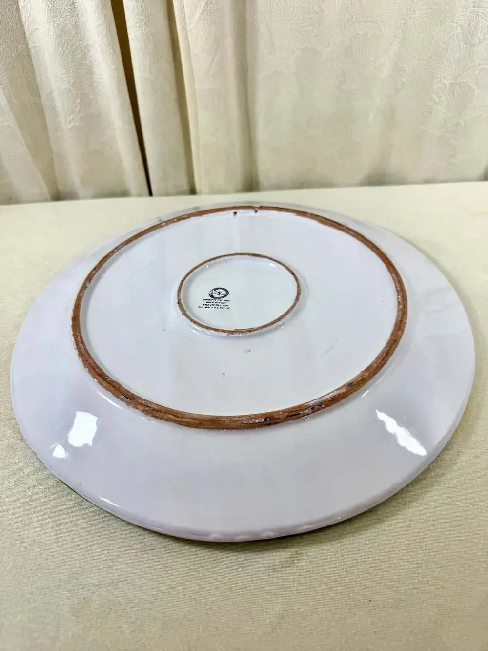 La Musa Hand-Painted Italian Ceramic Decorative Plate